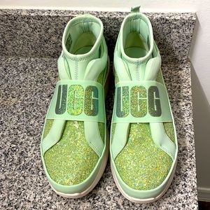 Ugg  sock chunky glitter sneaker size 8 NWOT